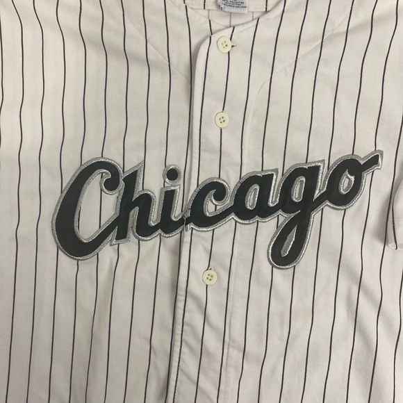STARTER 90's MLB Chicago White Sox Home Jersey // XL // VTG - Picture 5 of 13